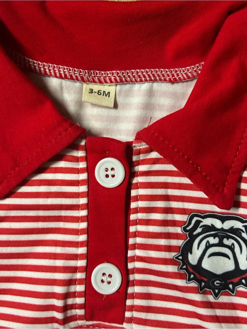 Boutique Baby Georgia Bulldogs Short Outfit Set 3-6m UGA
